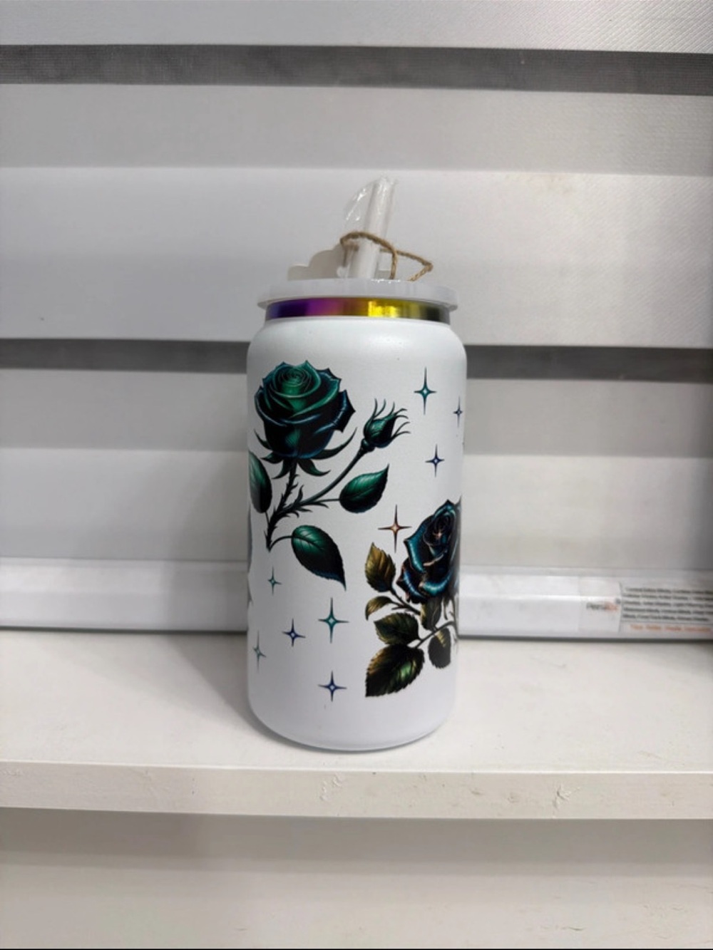 Custom made stainless steel 16oz cup